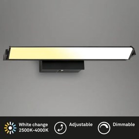 Brilo - LED Stmievateľné nástenné svietidlo LED/18W/230V 2700-4000K čierna