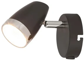 Rabalux KAREN 6512LED nástenné bodové svietidlo 1x4W | 280lm | 3000K | IP20 - čierna