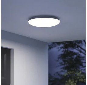 LED vonkajšie stropné svietidlo Steinel IP44 9,8W 1000lm 3000K strieborné so senzorom pohybu