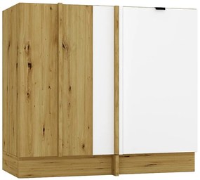 Kuchynská skrinka Cosmo Gianna Dnp P/L Biela Aljaška/Dub Artisan