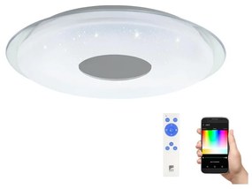 Eglo 98768 - LED RGB Stmievateľné stropné svietidlo LANCIANO-C LED/38W/230V + DO