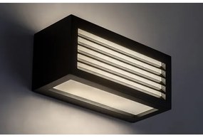Rabalux 77100 - LED Vonkajšie nástenné svietidlo LUBLIN LED/10W/230V IP54 čierna