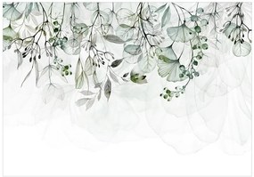 Fototapeta rastliny v zelenom prevedení - Foggy Nature