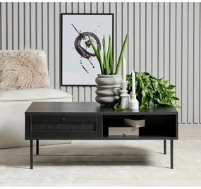 Čierny konferenčný stolík 60x110 cm Pensacola – Unique Furniture