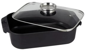 Pekáč s pokrievkou TORO 6,5 l 34,5x10x24,5 cm čierny