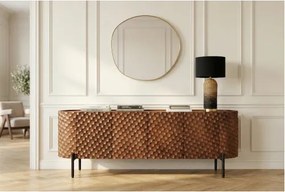 TV-skrinka 47584 Adlon 160cm Drevo Mango Hnedé - Komfort-nábytok