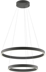 Redo 01-2891 - LED Stmievateľný luster na lanku FEBE LED/62W/230V čierna