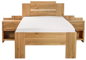 Jednolôžková posteľ Grande dub divoký, 80x200 cm, Olejový vosk