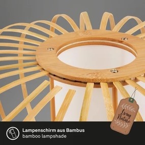 Briloner 7759011 - Stolná lampa 1xE27/10W/230V bambus