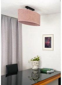 Duolla - Prisadený luster OVAL 2xE27/15W/230V ružová