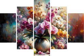 Obraz - Váza kvetov II. (150x105 cm)