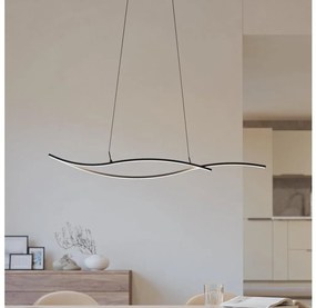 Eglo 901207 - LED Luster na lanku GRISOLIA LED/20W/230V 4000K čierna