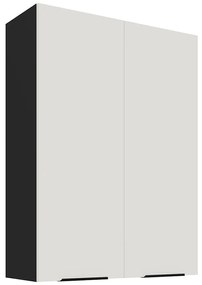 Kuchynská skrinka Aria-Wh/Bl Anti Fingerprint 80g-108 2f