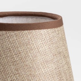 Brilagi - Nástenná lampa NUBILA WOOD 1xE27/25W/230V dub/hnedá