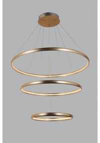 Azzardo AZ4429 - LED Luster na lanku BRIGHTON LED/55W/230V zlatá