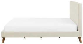 Ženilková čalúnená posteľ 180 x 200 cm béžová TALENCE Beliani