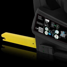 Lionelo - Autosedačka so základňou otočná HARMONY i-Size 40-150 cm čierna