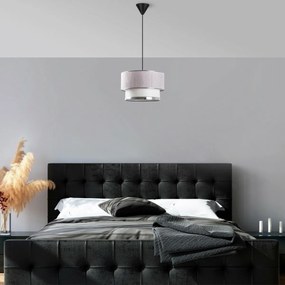 Závesný luster Cake - Light Grey, Silver
