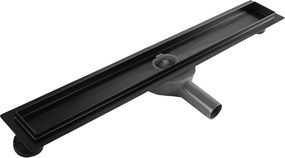 Odtokový žľab REA NEOX PRO 80 cm, čierny