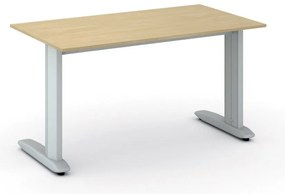 Kancelársky písací stôl PRIMO FLEXIBLE, 140x80 cm, breza