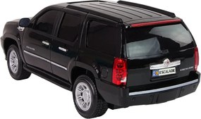 LEAN Toys Autíčko Cadillac Escalade R/C, čierne, svetlá, zvuk, mierka 1:16