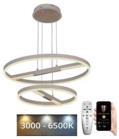 NEDES LED Stmievateľný luster na lanku LED/100W/230V 3000-6500K + diaľkové ovládanie ND4014