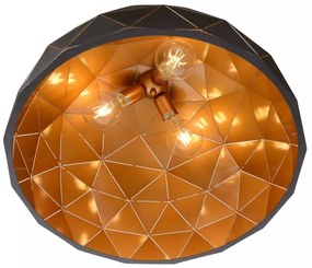 Lucide 21409/60/30 - Závesné svietidlo OTONA 3xE27/60W/230V čierna