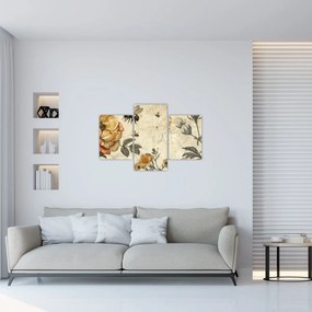 Obraz - Včelia lúka (90x60 cm)