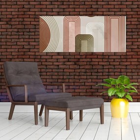 Obraz - Minimalistická ilustrácia (120x50 cm)