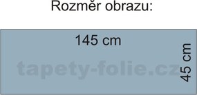 Obraz na plátne, rozmer 145 x 45 cm, hviezdne nebo, IMPOL TRADE 134O3