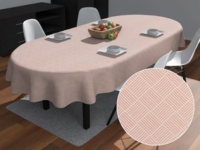 Biante Teflónový oválny obrus Milano TF-048 - svetlo ružový 50x100 cm