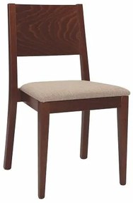 Stima stohovatelná stolička ALEX s čalúneným sedákom Látka: MIRON rosso 66, Odtieň / morenie: Wengé