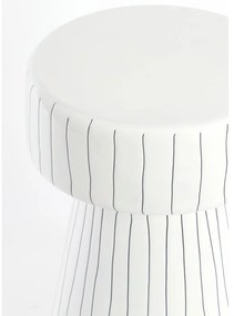 Kovový okrúhly odkladací stolík ø 29 cm Dakwa – Light &amp; Living