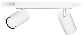 Philips - Kúpeľňové bodové svietidlo IDRIS 2xGU10/5W/230V IP44 biela 8720169299092