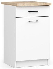 Dolná kuchynská skrinka Ozara S50 SZ1 (biela). Akcia -17%. Vlastná spoľahlivá doprava až k Vám domov. 1069450
