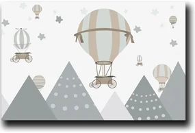 Detský obrázok 45x70 cm Balloon – Wallity