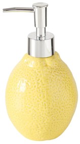Dávkovač mydla Limone, žltá/s chrómovými prvkami, 300 ml