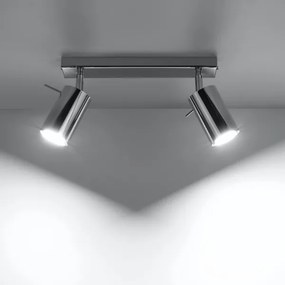 Sollux SL.0728 - Bodové svietidlo RING 2xGU10/10W/230V