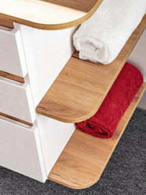 Kúpeľňová závesná skrinka pod umývadlo na dosku SWIFT 94 cm