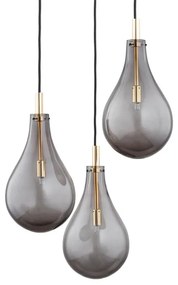 Argon 6105 - Luster na lanku OAKLAND 3xG9/6W/230V čierna