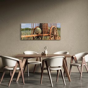Obraz - Prívesný vozík (120x50 cm)
