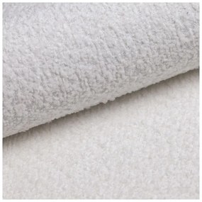 Biela čalúnená dvojlôžková posteľ s úložným priestorom s roštom 160x200 cm Mattis – Meise Möbel