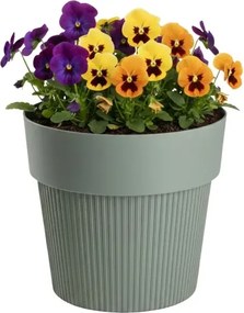 Sada 4 ks květináčů Silva Line šedo-zelená