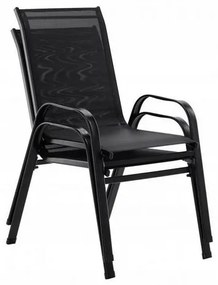 Set stoličiek Stela, 55 x 70 x 92 cm, 2 ks, čierna