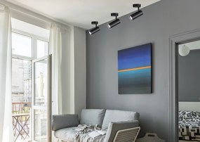 Candellux Čierne stropné/nástenné svietidlo Colly pre žiarovku GU10 91-01658