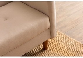 Dvojmiestná pohovka NARA krémová/béžová