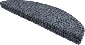 Vopi Nášľapy na schody Rio šedé polkruh, samolepiaci - 28x65 polkruh (rozmer vrátane ohybu)