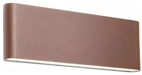 Redo 90453 - LED Vonkajšie nástenné svietidlo KLIPPE LED/24W/230V 3000K IP54 hnedá