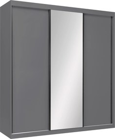 XXXLutz SKRIŇA S POSUVNÝMI DVERAMI, grafitová, 200/215/59,5 cm P & B - Skrine - 000885001508