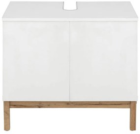Biela skrinka pod umývadlo 56x35 cm Mirza – Støraa